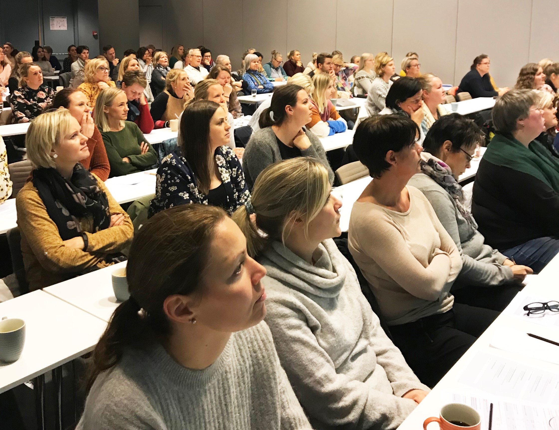 Delatekere på et foredrag